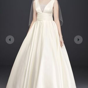 NWT Satin Vneck Tank top Ballgown